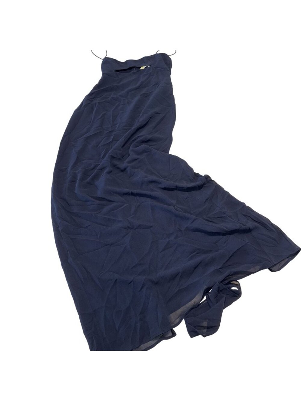 Venroy Navy Blue Cutout Sleeveless Maxi Dress Women's Size Small S